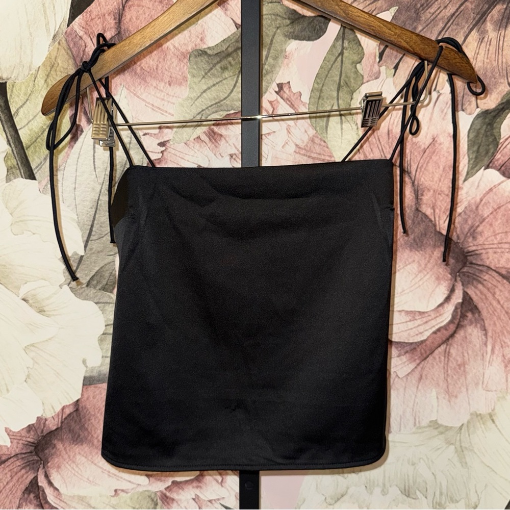 Abercrombie & Fitch Black Smocked Top